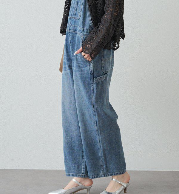  「綿麻デニムサロペット」|その他|