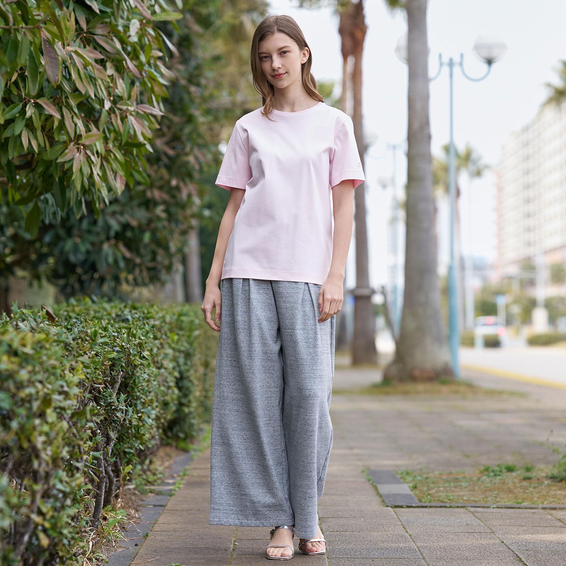 DRESSTERIOR「【接触冷感／抗菌防臭／消臭】アイスクリアコットンTシャツ」|Tシャツ・カットソー|