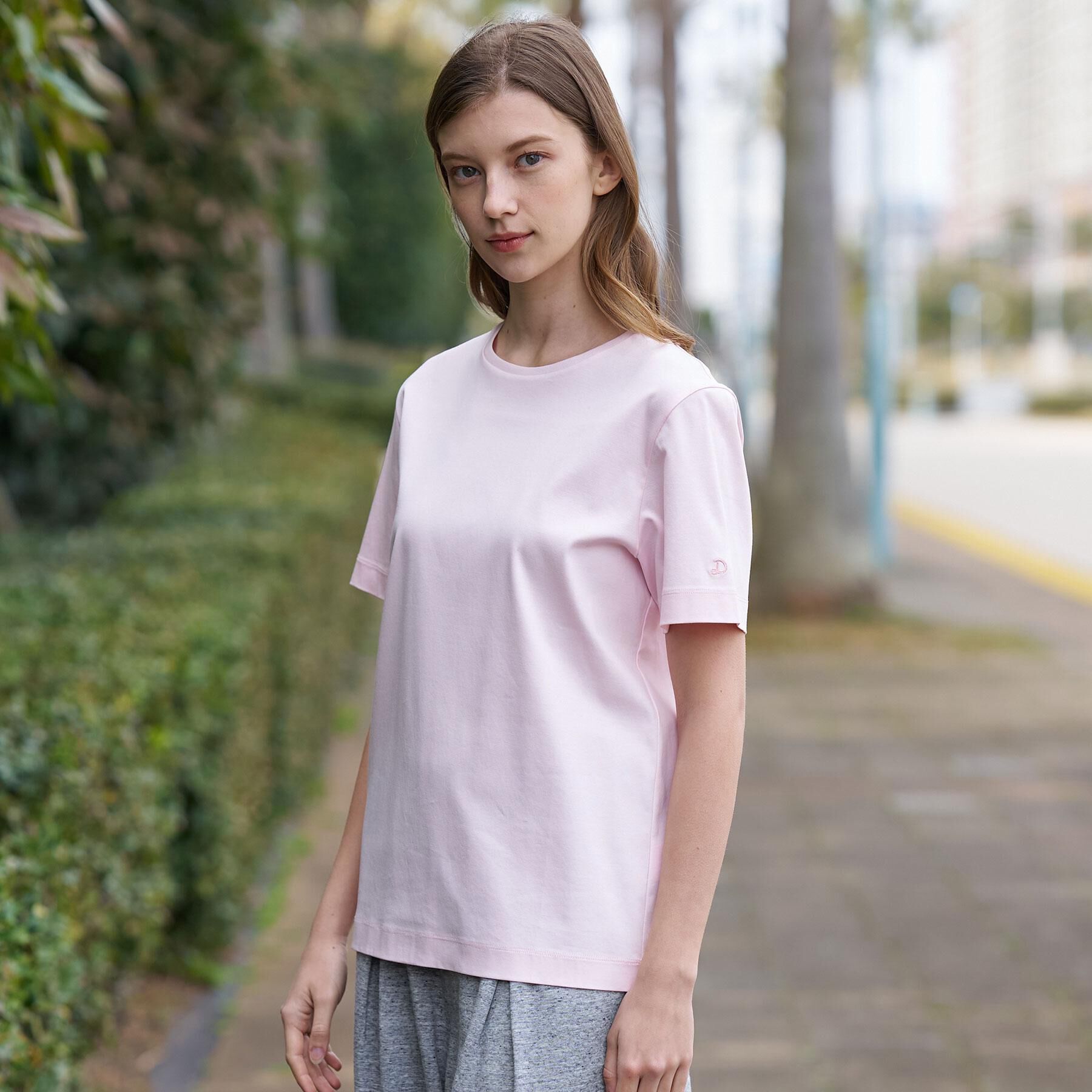 DRESSTERIOR「【接触冷感／抗菌防臭／消臭】アイスクリアコットンTシャツ」|Tシャツ・カットソー|