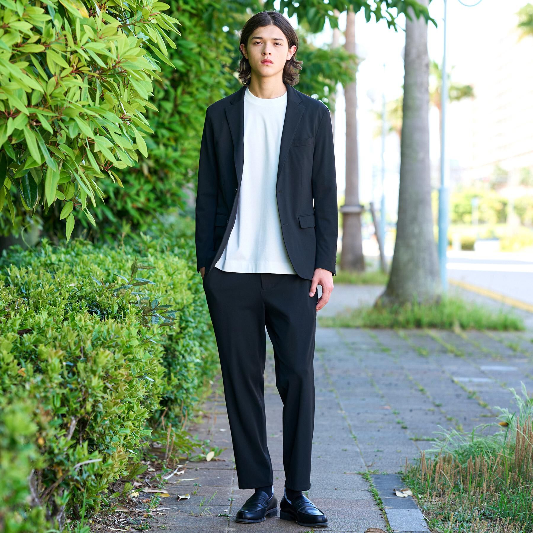 DRESSTERIOR「【セットアップ可】CARREMAN ライトジャージージャケット」|テーラードジャケット|