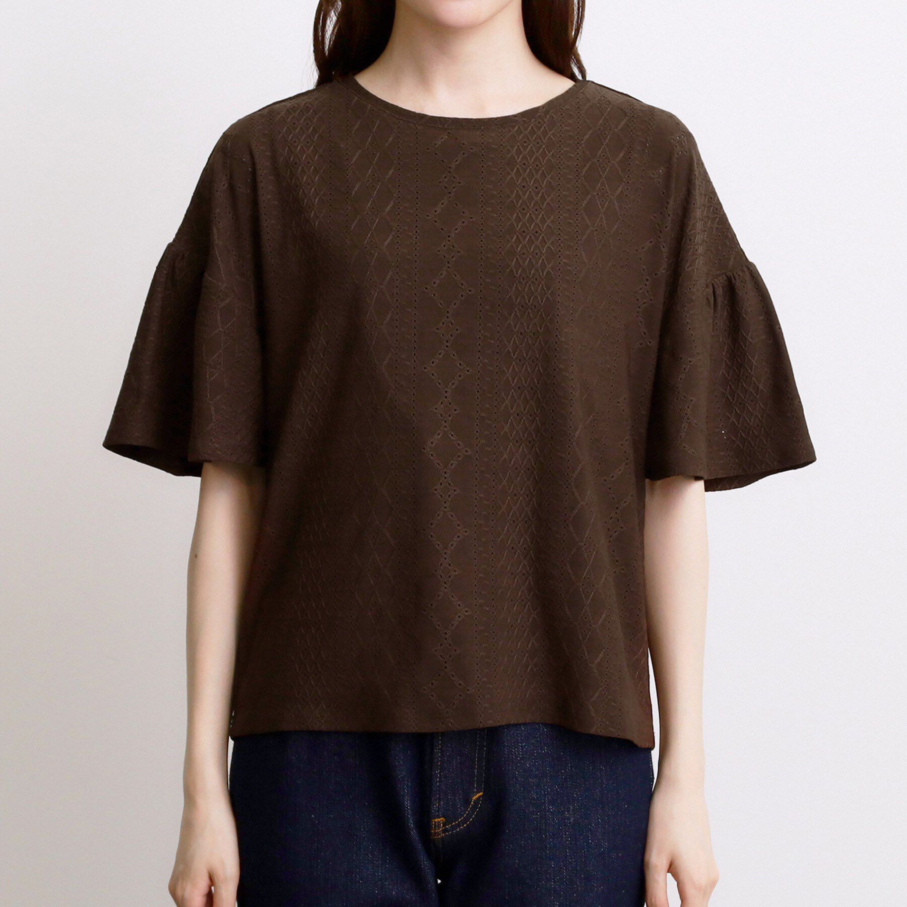 grove「アイレットレースカットソー」|Tシャツ・カットソー|