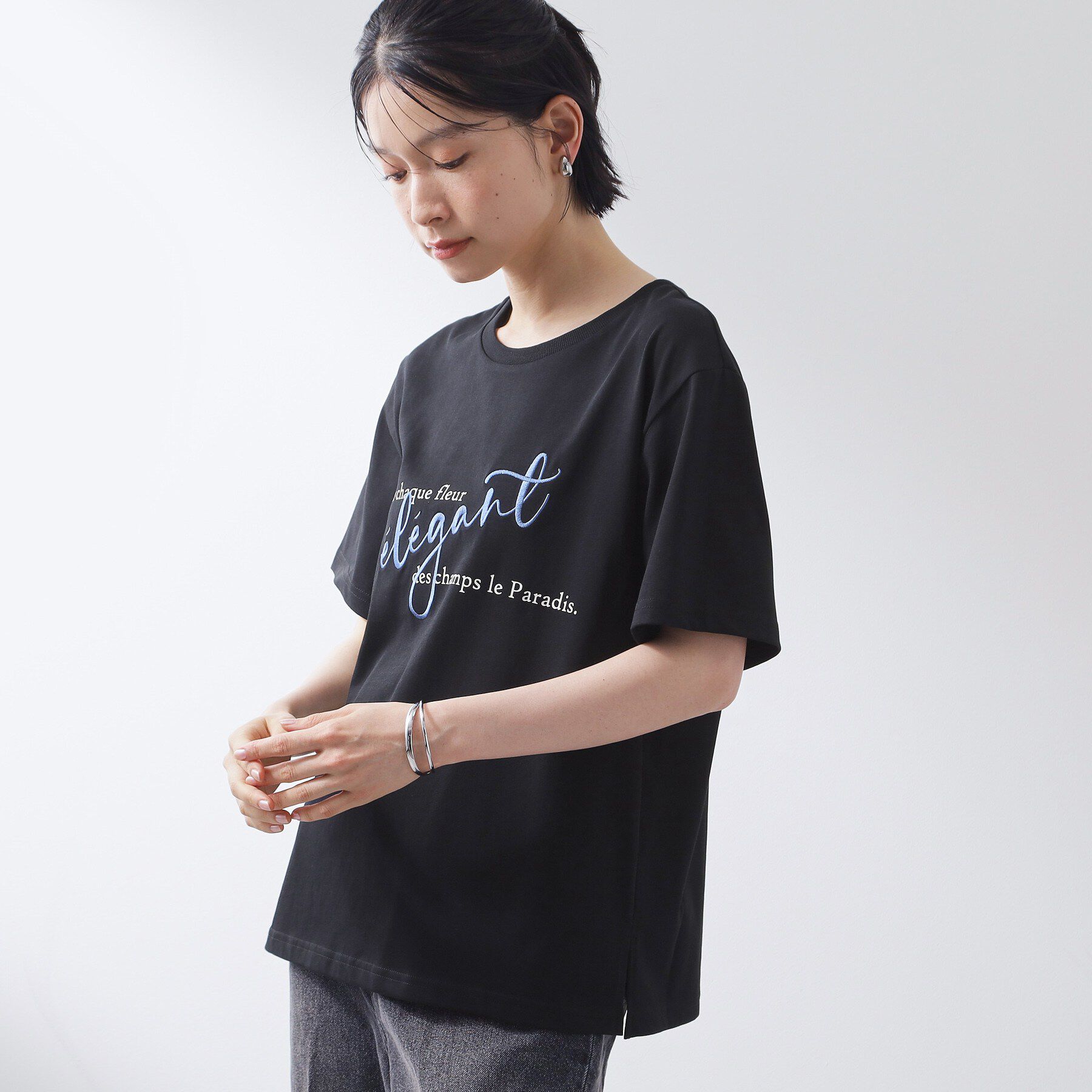 THE SHOP TK「【ひんやり/吸水速乾】プリントアソートTシャツ」|Tシャツ・カットソー|