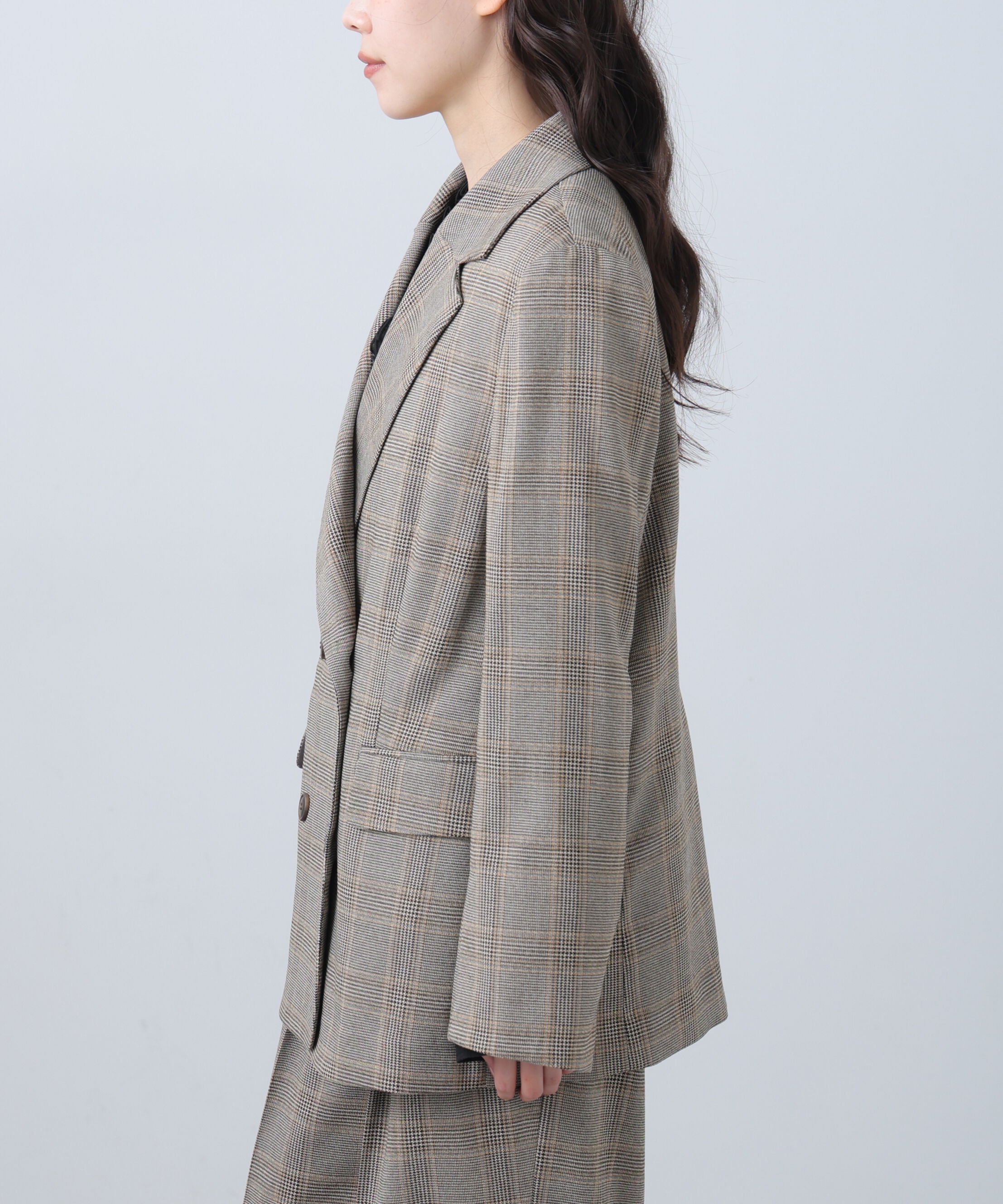  「麻調合繊ダブルブレストジャケット」|その他|