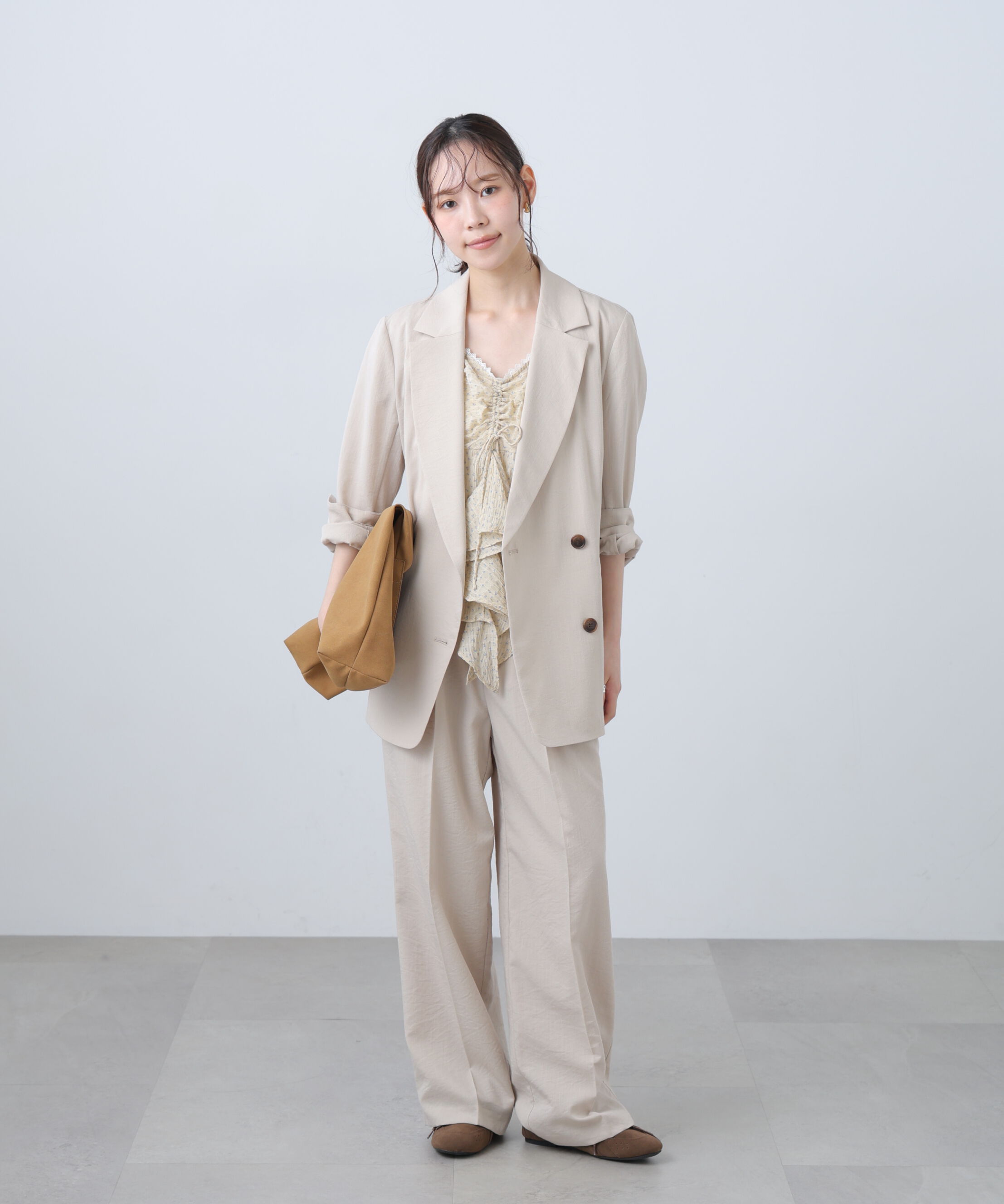  「麻調合繊ダブルブレストジャケット」|その他|
