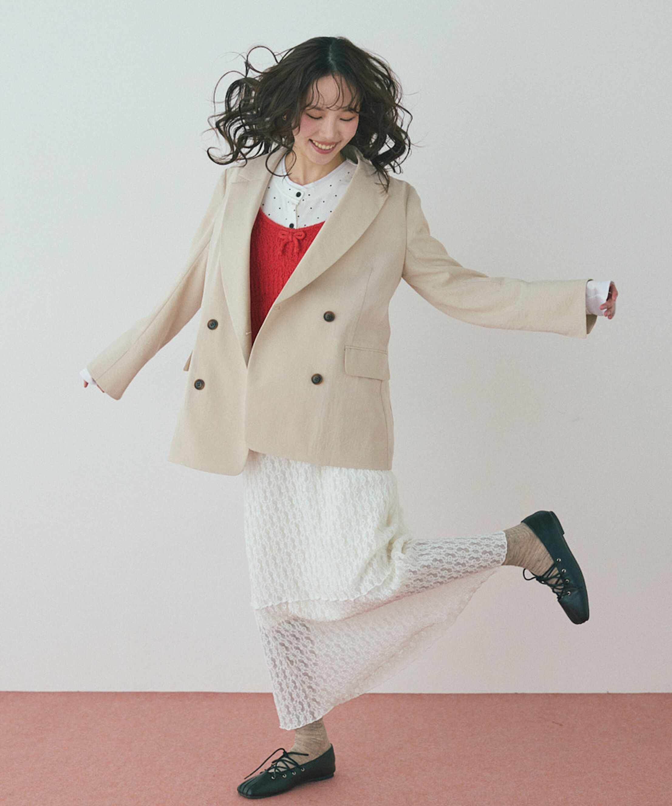  「麻調合繊ダブルブレストジャケット」|その他|
