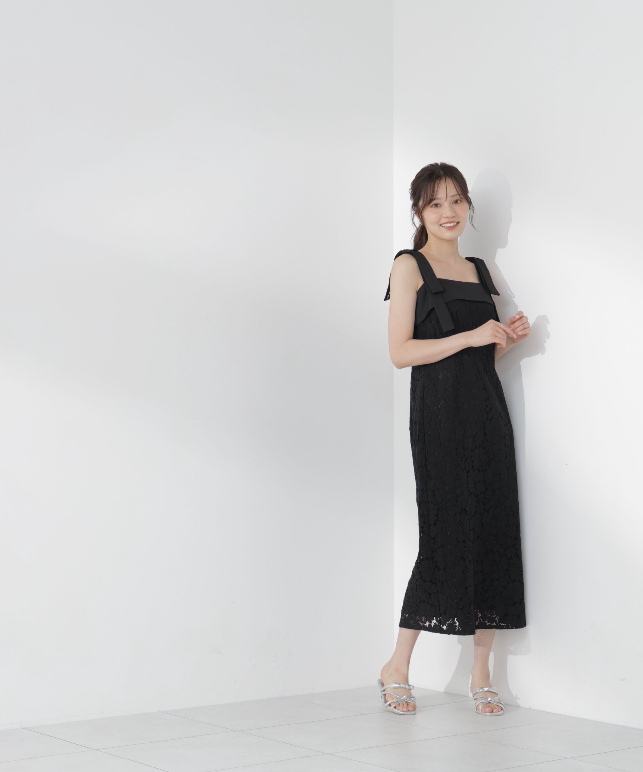 PROPORTION BODY DRESSING「リボン付きレースワンピース」|ワンピース|