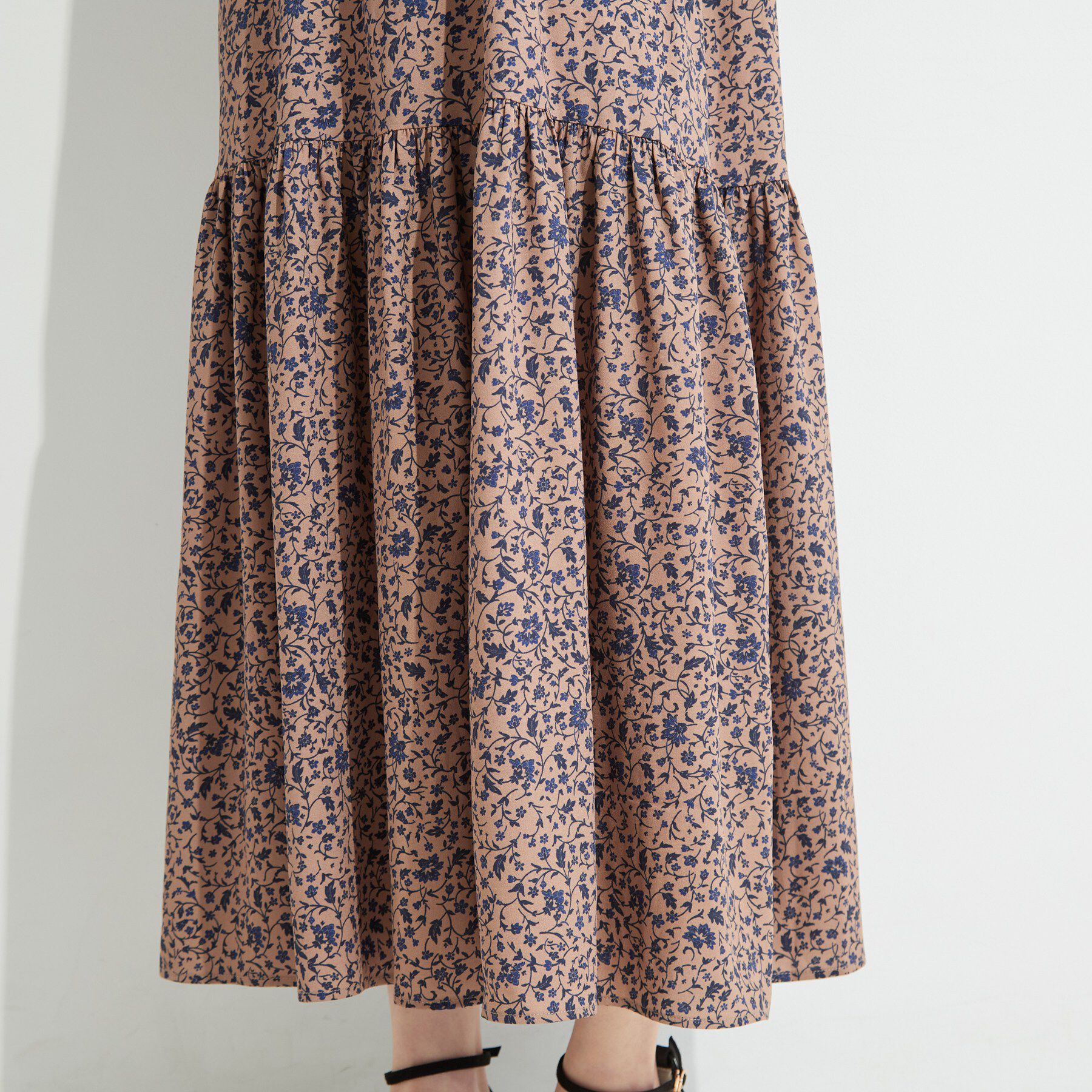 SHOO･LA･RUE「花柄ティアードワンピース」|ワンピース|