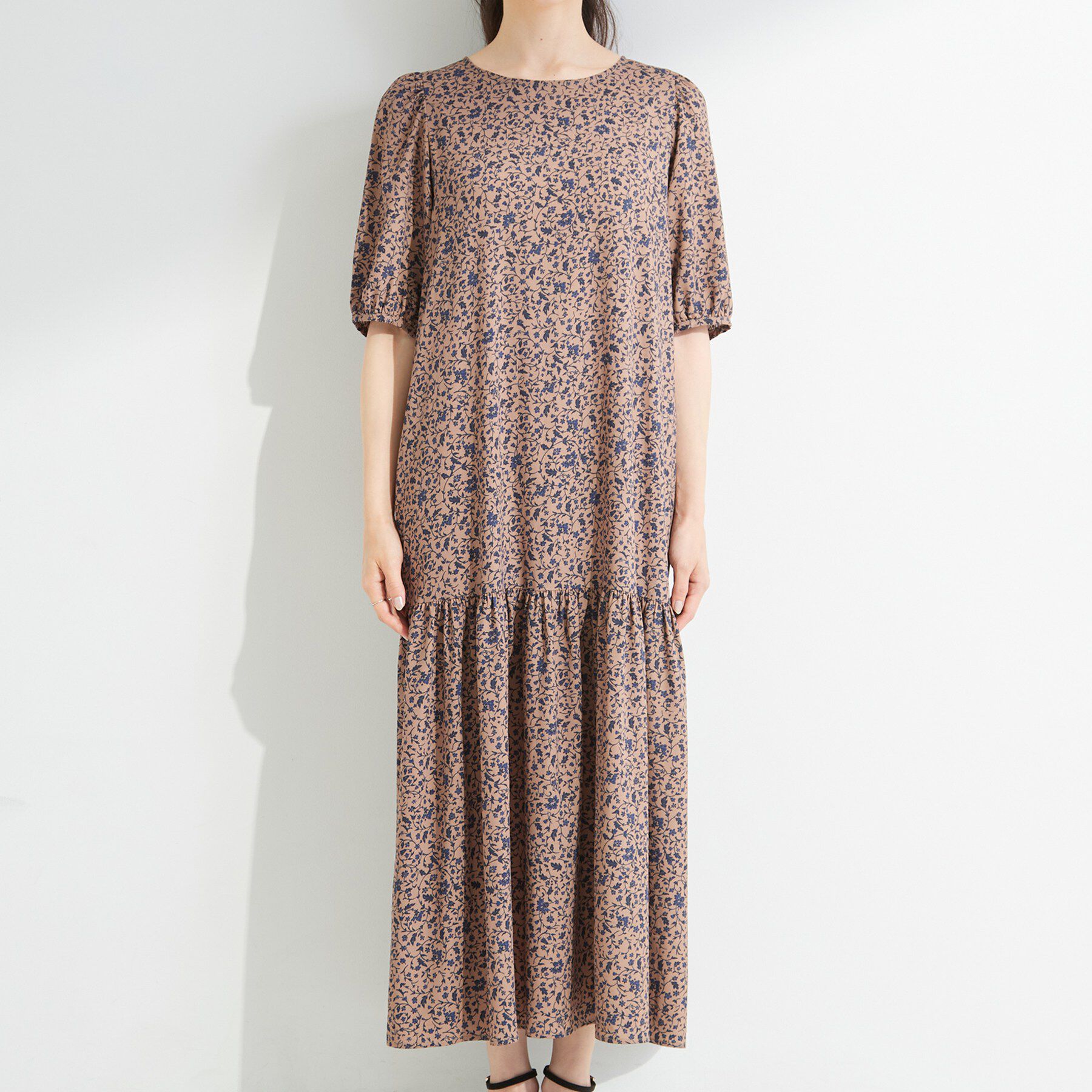 SHOO･LA･RUE「花柄ティアードワンピース」|ワンピース|