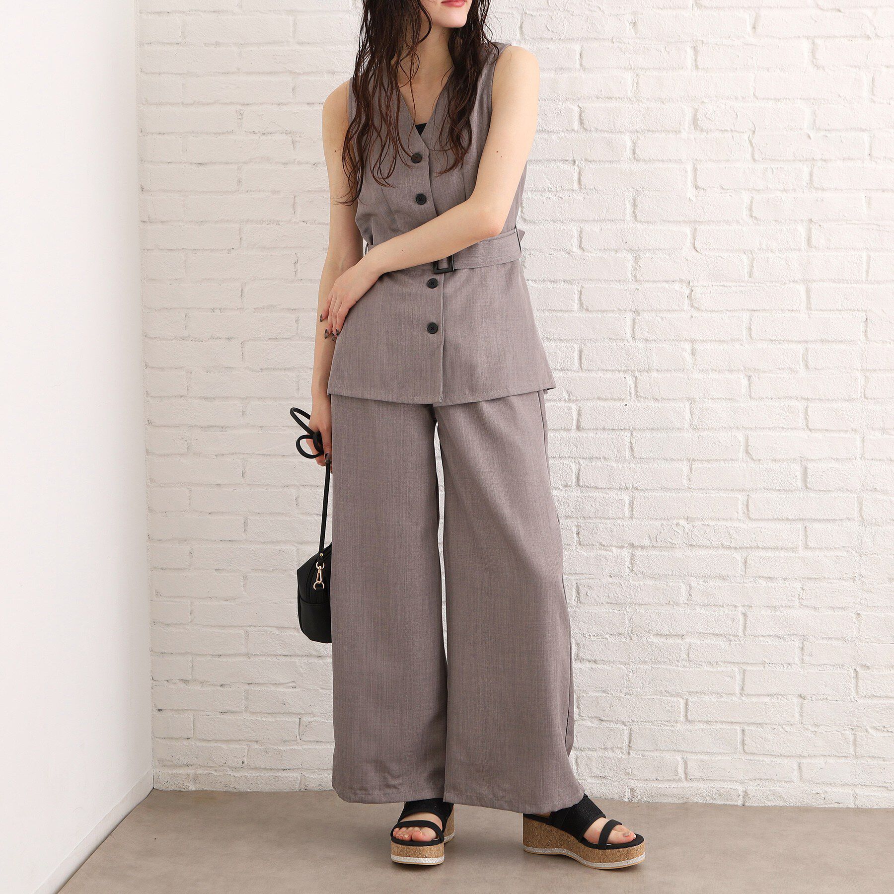 ESPERANZA「シャイニースライドコルクサンダル」|サンダル|