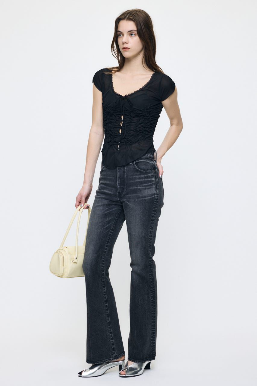 MOUSSY「RANDOM SHIRRING トップス」|Tシャツ・カットソー|