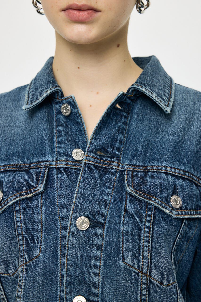 MOUSSY「TENCEL(TM) DENIM SHORT ジャケット」|デニムジャケット|