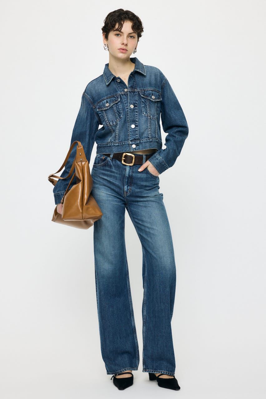 MOUSSY「TENCEL(TM) DENIM SHORT ジャケット」|デニムジャケット|