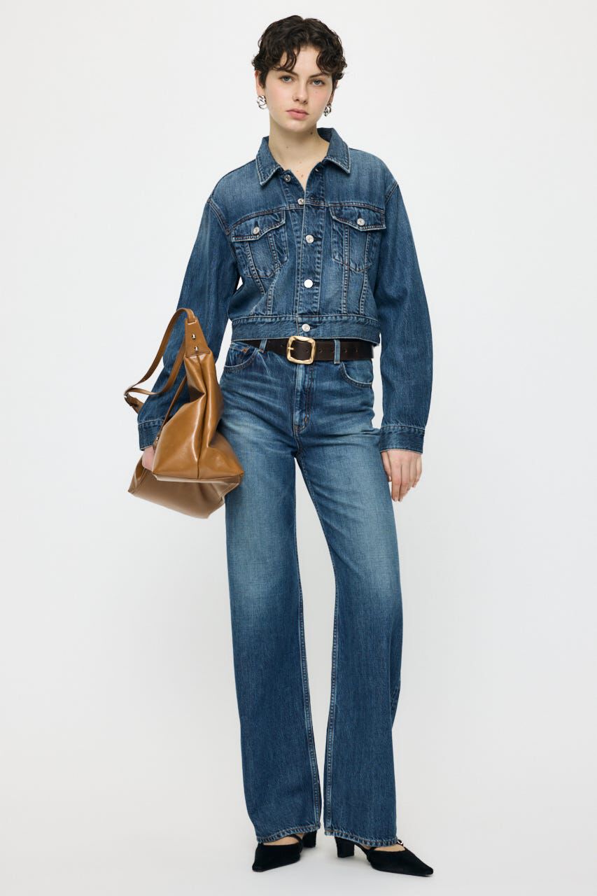 MOUSSY「TENCEL(TM) DENIM SHORT ジャケット」|デニムジャケット|