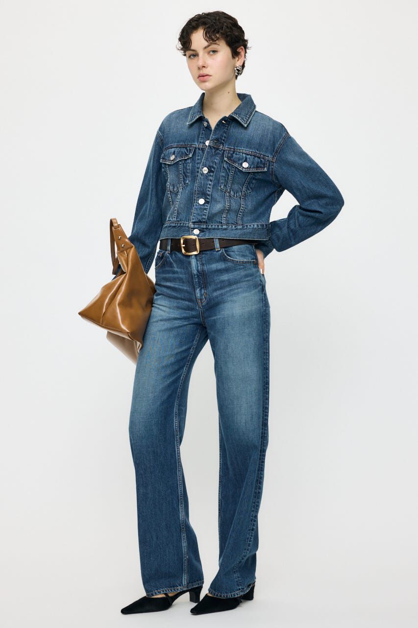 MOUSSY「TENCEL(TM) DENIM SHORT ジャケット」|デニムジャケット|