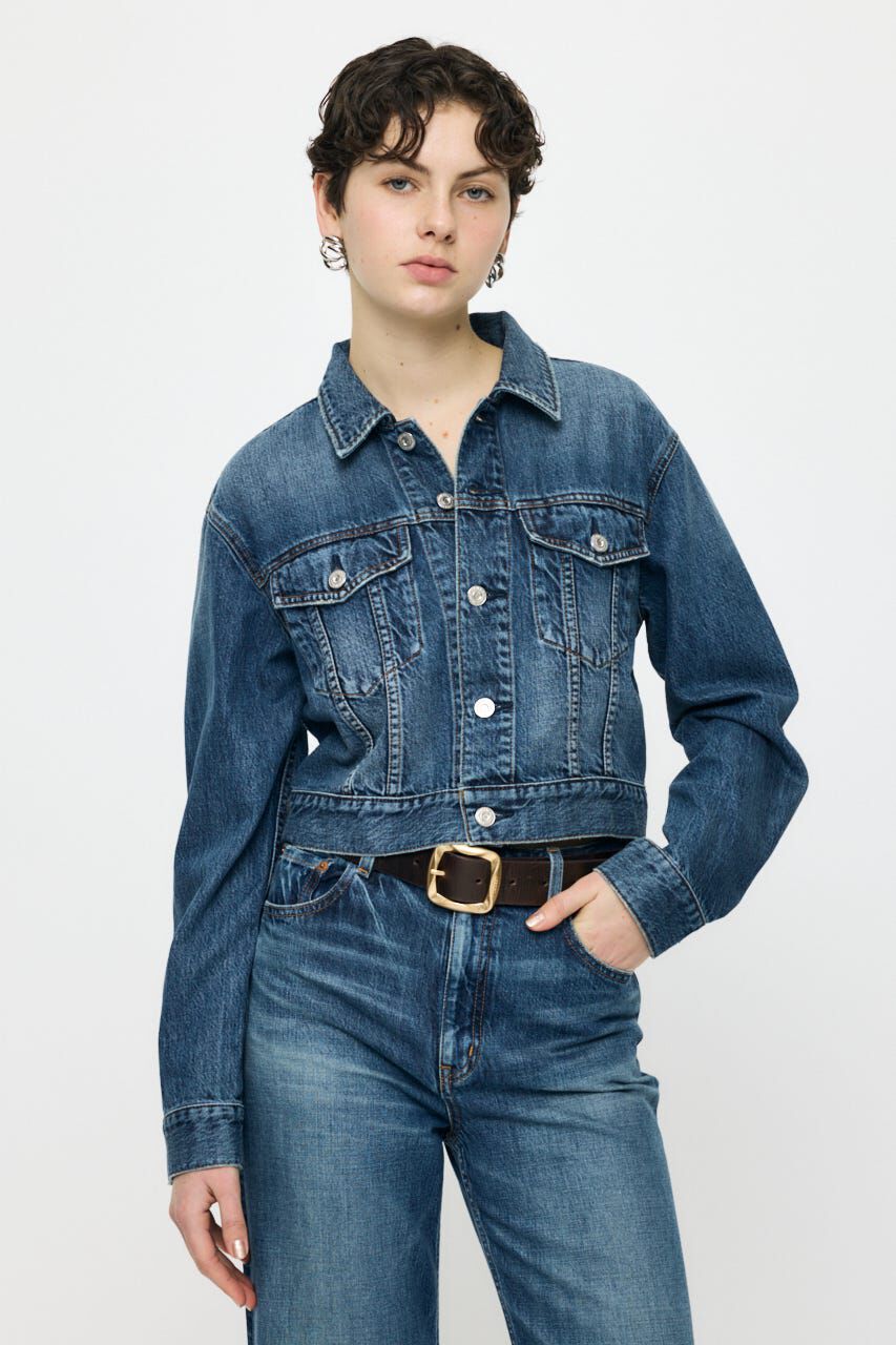 MOUSSY「TENCEL(TM) DENIM SHORT ジャケット」|デニムジャケット|
