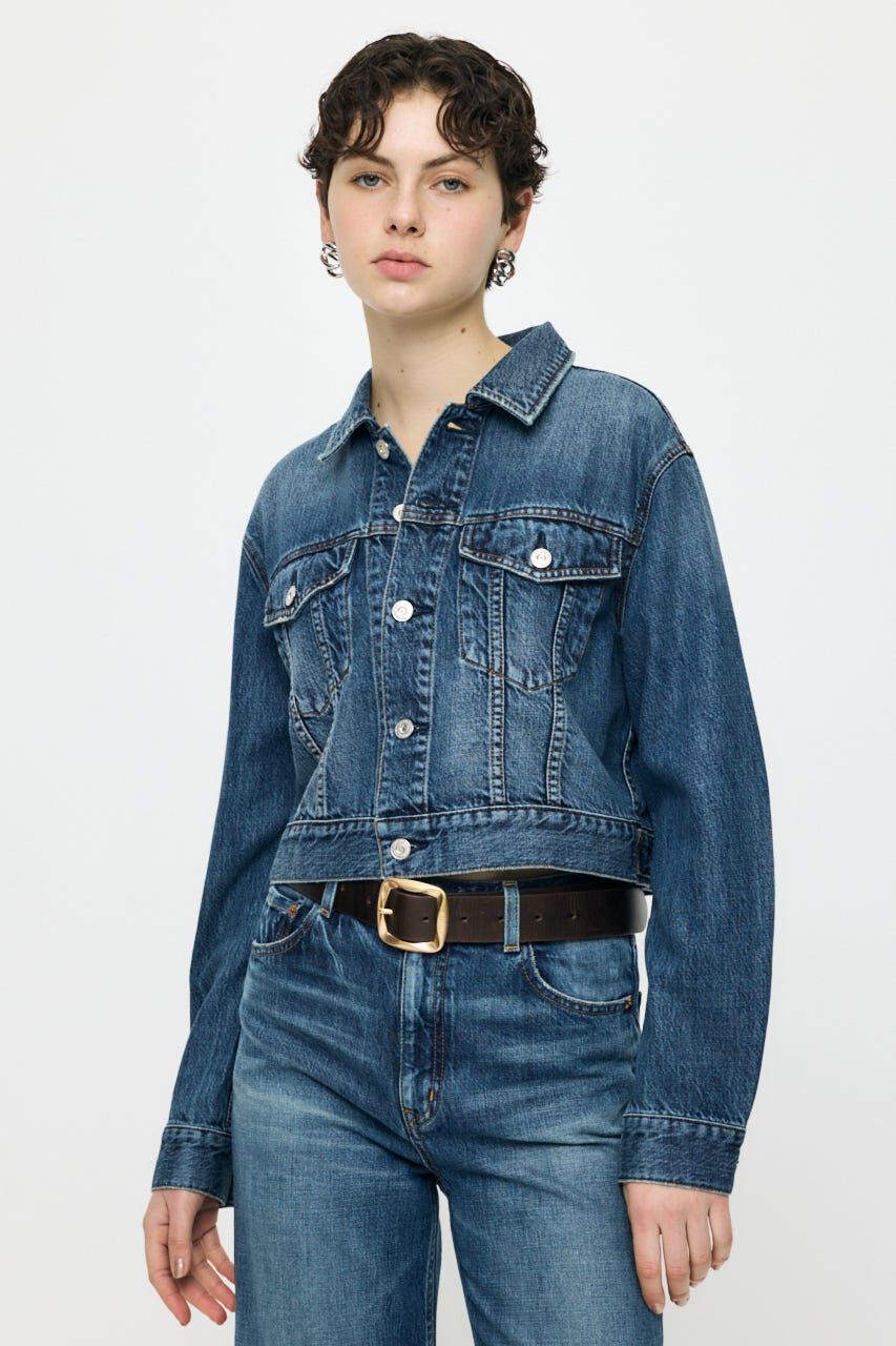MOUSSY「TENCEL(TM) DENIM SHORT ジャケット」|デニムジャケット|