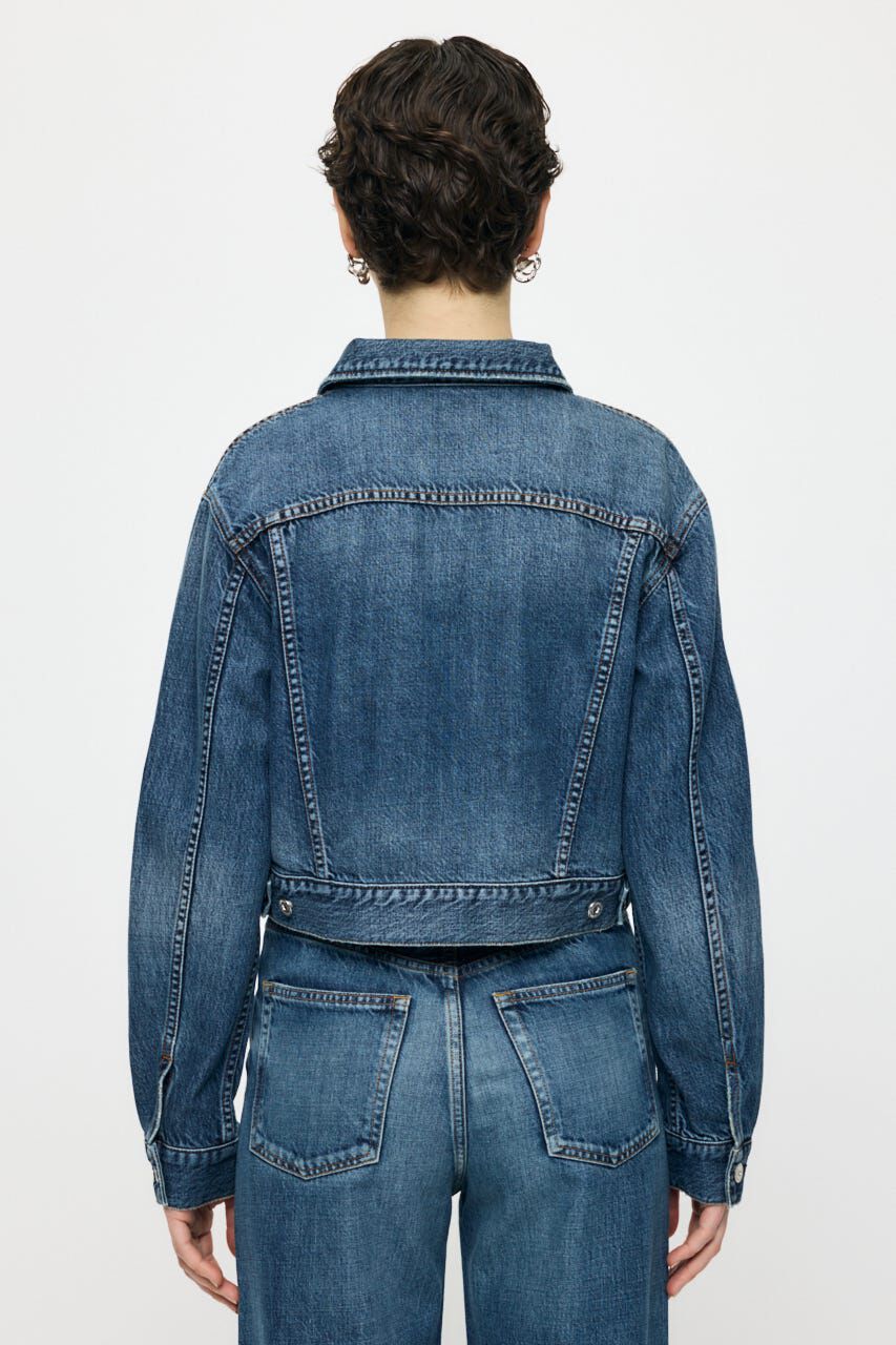 MOUSSY「TENCEL(TM) DENIM SHORT ジャケット」|デニムジャケット|
