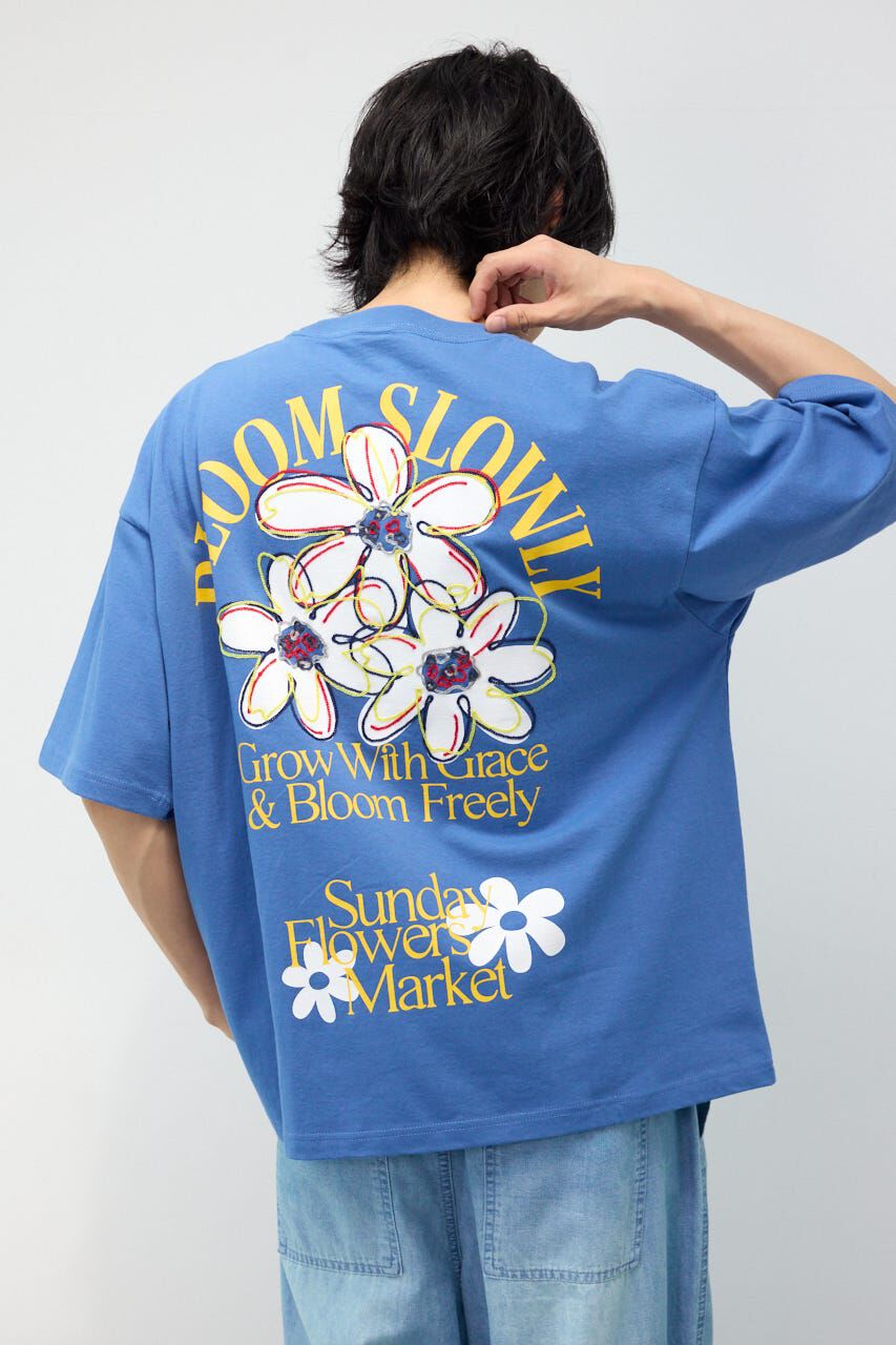 RODEO CROWNS「ARTフラワーTシャツ」|Tシャツ・カットソー|D/BLU3