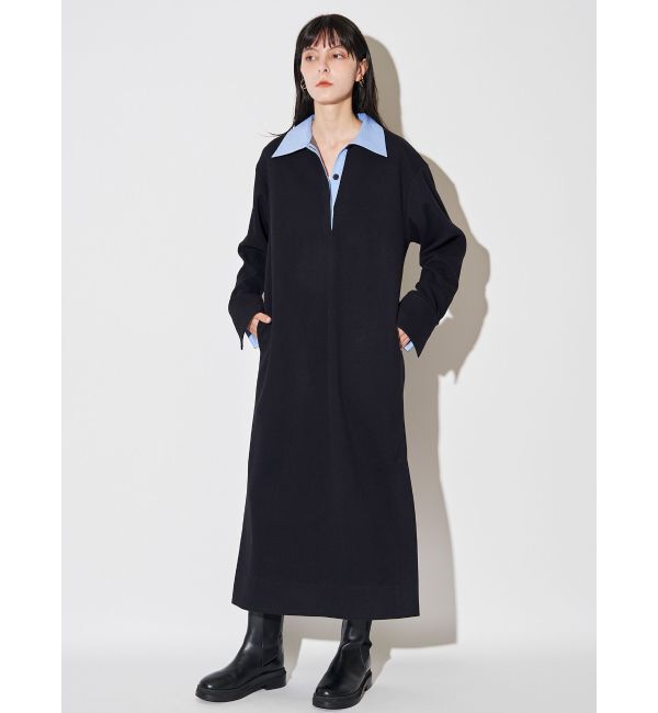 ELENDEEK「BICOLOR POLO OP」|ワンピース|