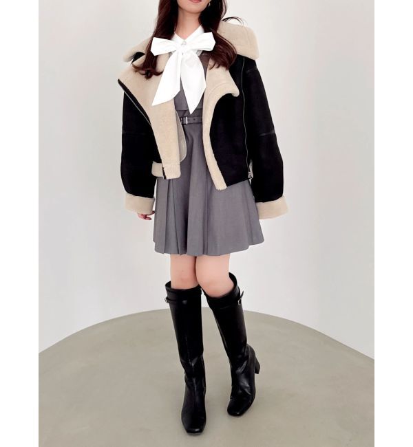 dazzlin「2WAYボウタイレイヤードミニワンピース」|ワンピース|