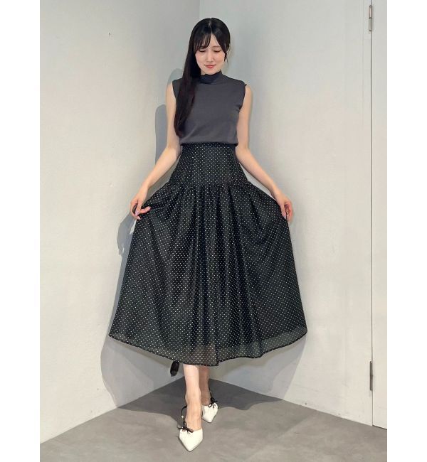 MERCURYDUO「ノースリニットドッキングワンピース」|ワンピース|