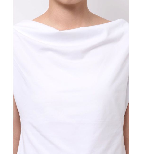LAGUNAMOON「【接触冷感】オフショルドレープカットトップス」|Tシャツ・カットソー|