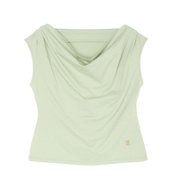 LAGUNAMOON「【接触冷感】オフショルドレープカットトップス」|Tシャツ・カットソー|