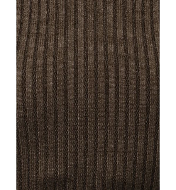 GYDA「LONG SLEEVE SIDE OPEN ニットミニワンピース」|ワンピース|