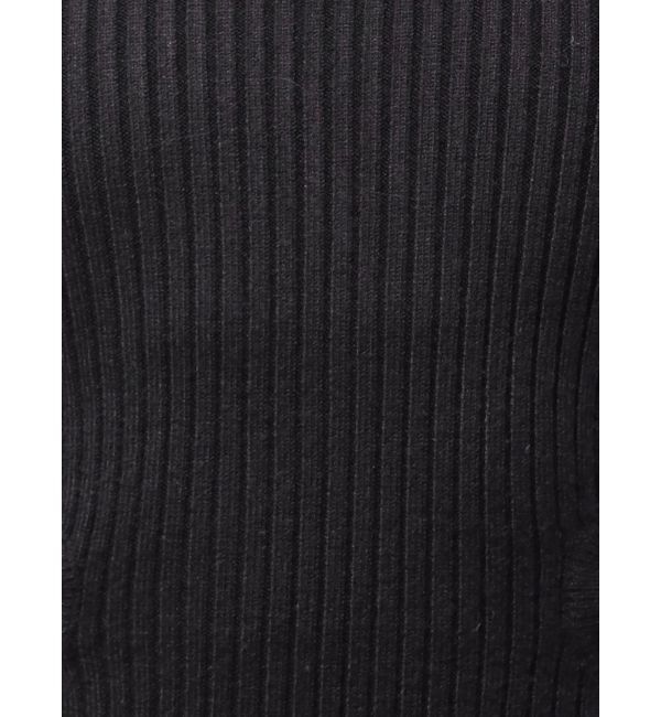 GYDA「LONG SLEEVE SIDE OPEN ニットミニワンピース」|ワンピース|