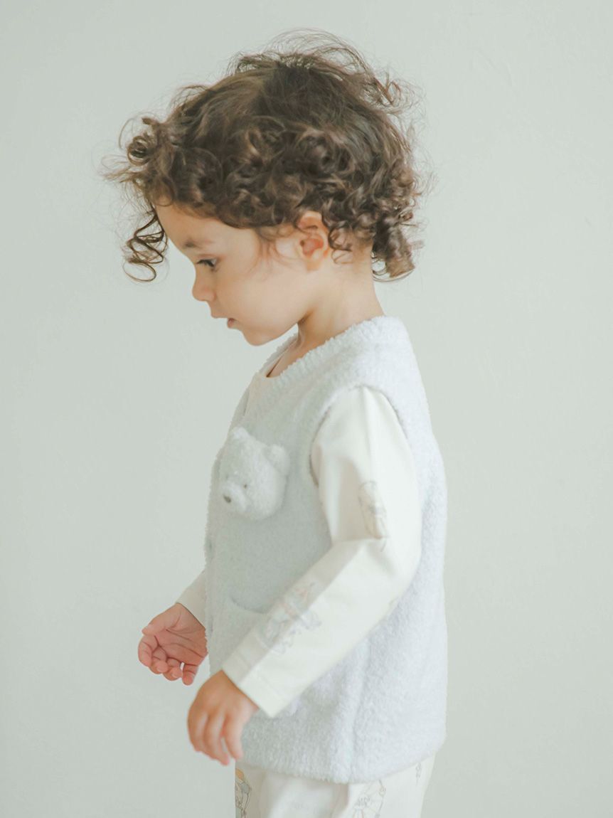 GELATO PIQUE KIDS & BABY「【BABY】パウダーベアベスト」|その他ベビーウェア|