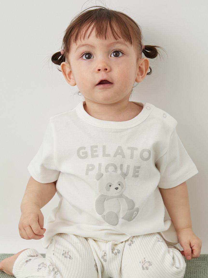 GELATO PIQUE KIDS & BABY「【BABY】ぬいぐるみワンポイントTシャツ」|その他ベビーウェア|