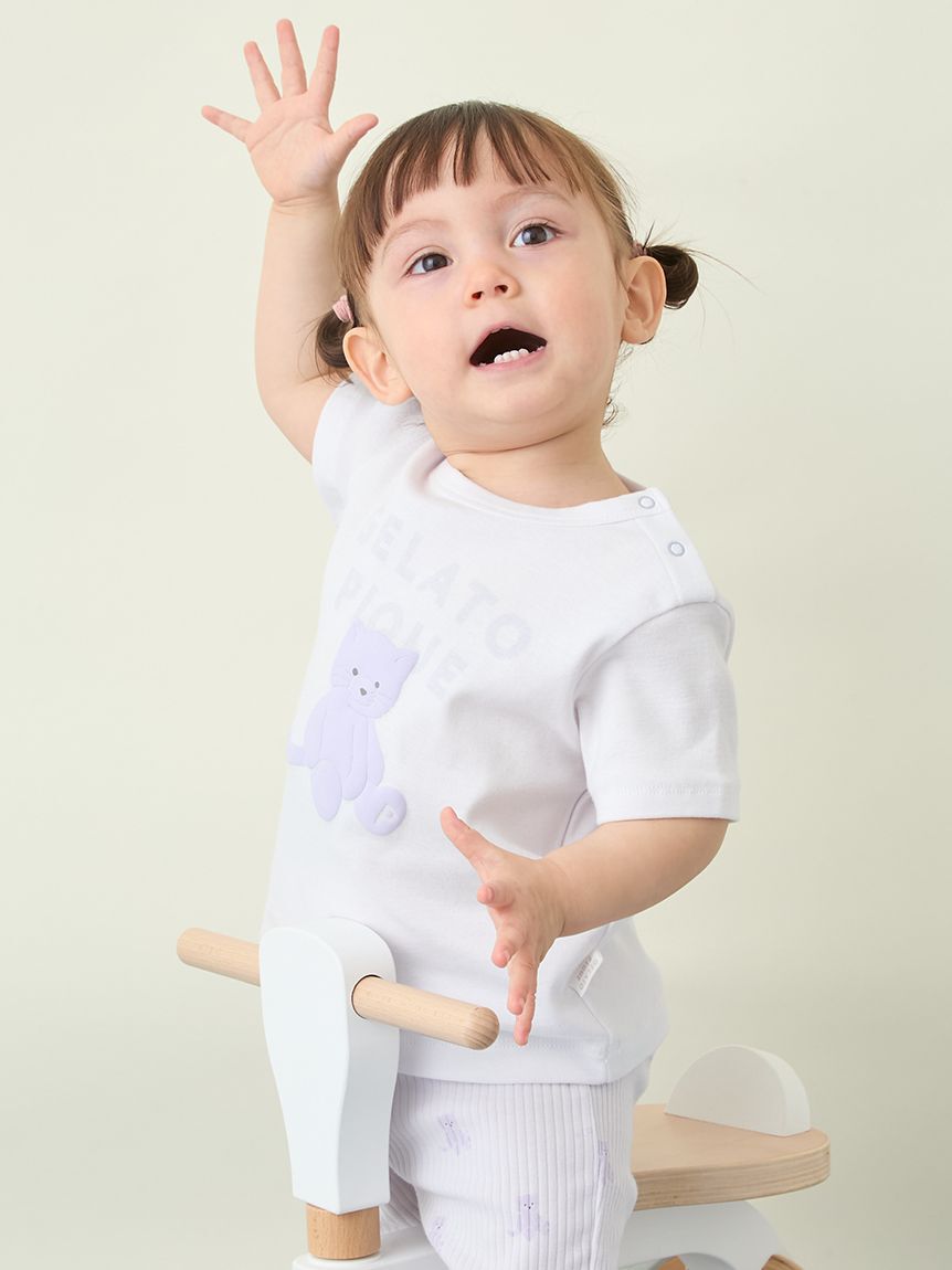 GELATO PIQUE KIDS & BABY「【BABY】ぬいぐるみワンポイントTシャツ」|その他ベビーウェア|