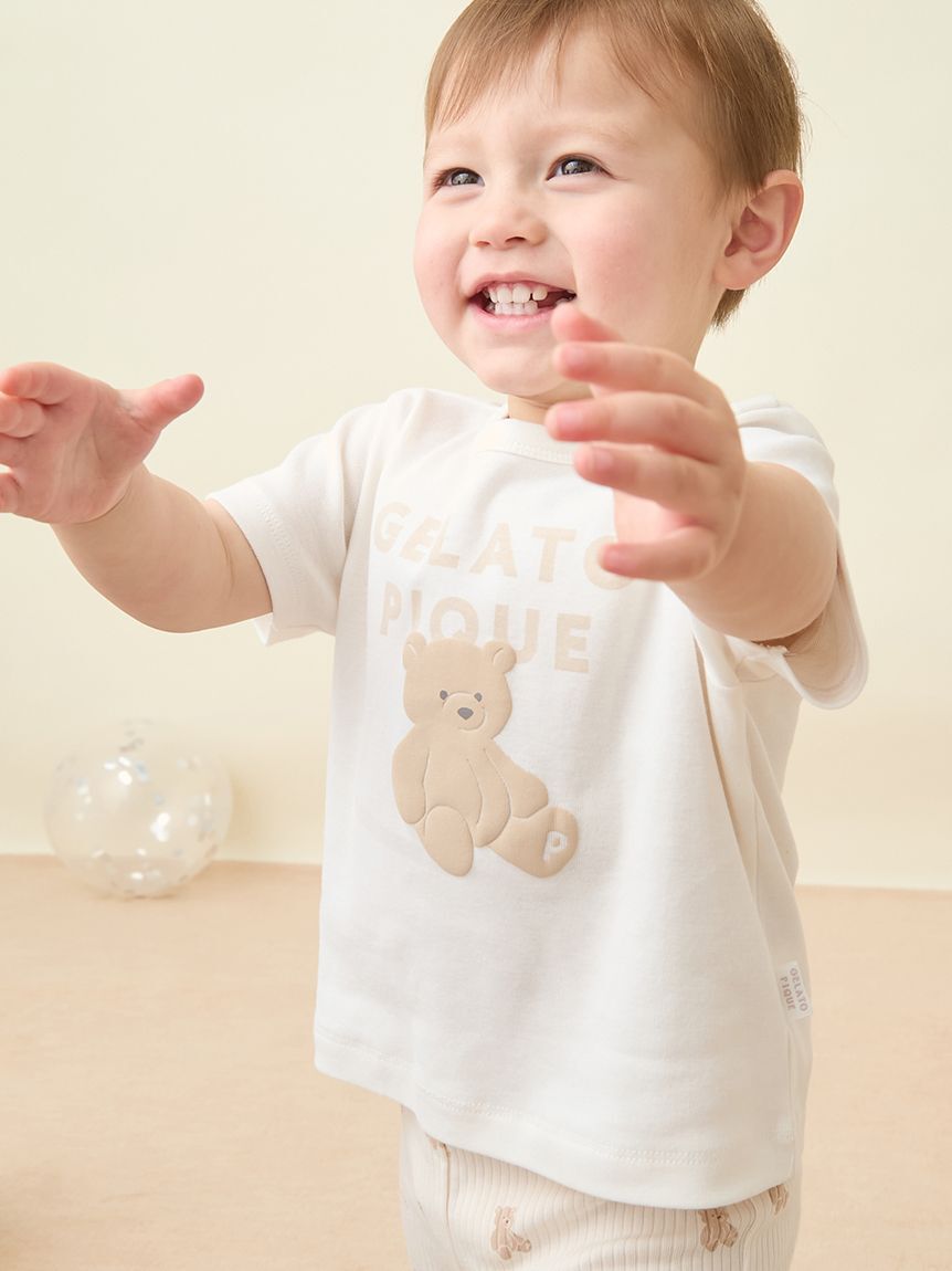 GELATO PIQUE KIDS & BABY「【BABY】ぬいぐるみワンポイントTシャツ」|その他ベビーウェア|
