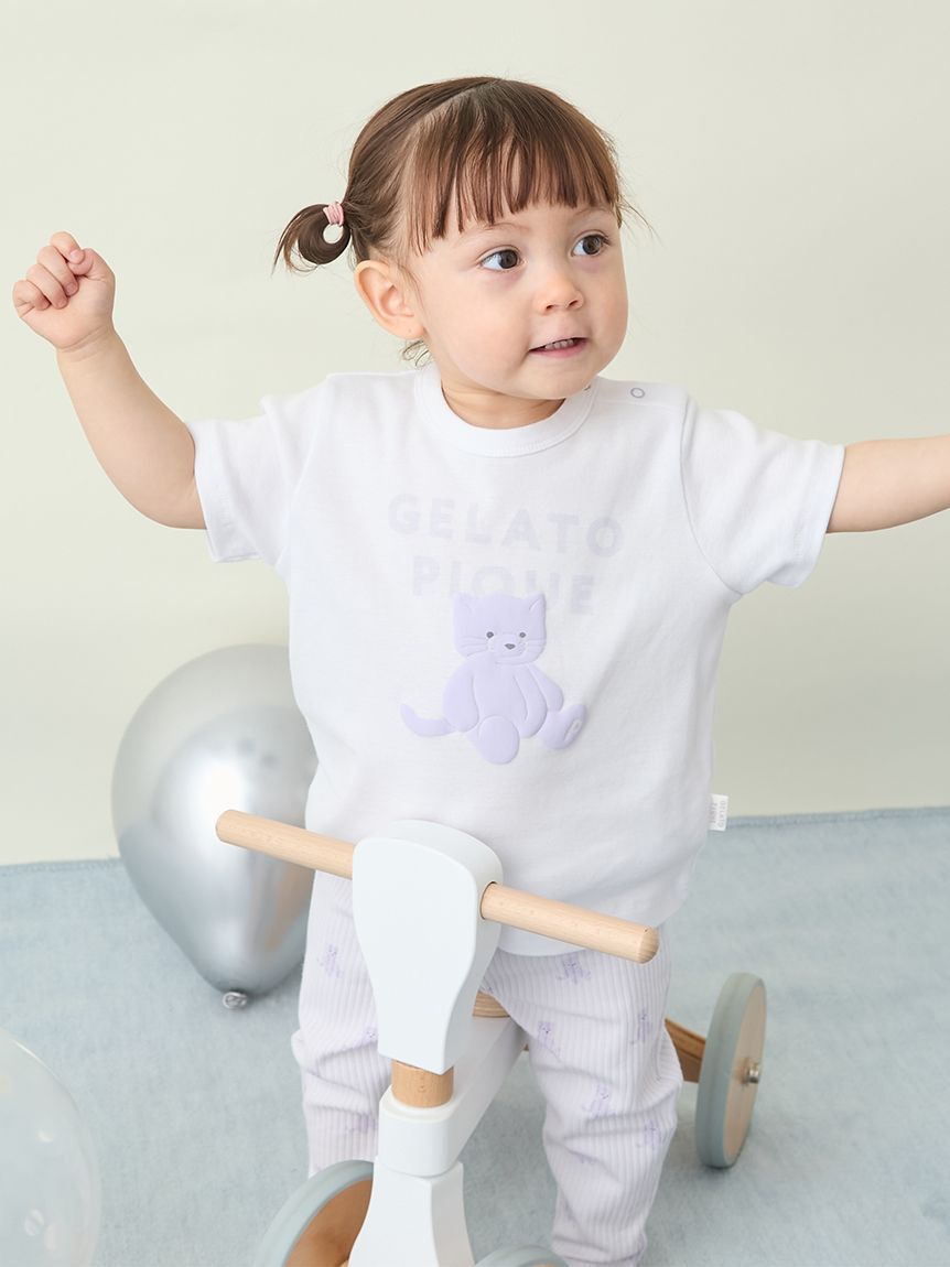 GELATO PIQUE KIDS & BABY「【BABY】ぬいぐるみワンポイントTシャツ」|その他ベビーウェア|