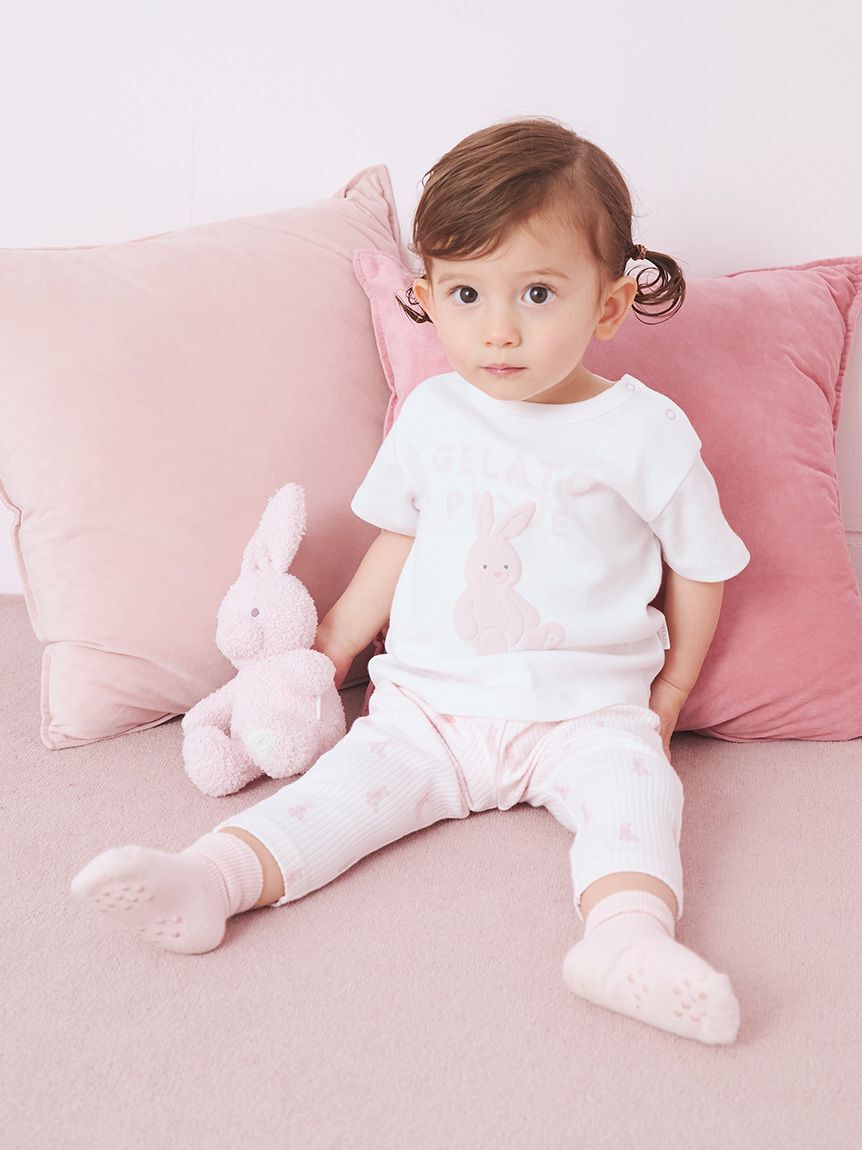 GELATO PIQUE KIDS & BABY「【BABY】ぬいぐるみワンポイントTシャツ」|その他ベビーウェア|