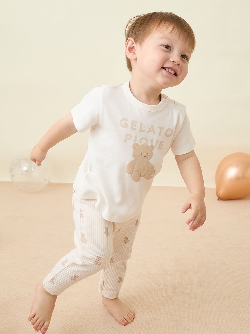 GELATO PIQUE KIDS & BABY「【BABY】ぬいぐるみワンポイントTシャツ」|その他ベビーウェア|