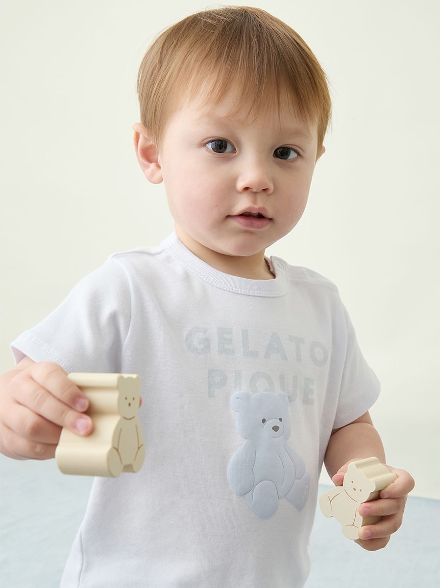 GELATO PIQUE KIDS & BABY「【BABY】ぬいぐるみワンポイントTシャツ」|その他ベビーウェア|