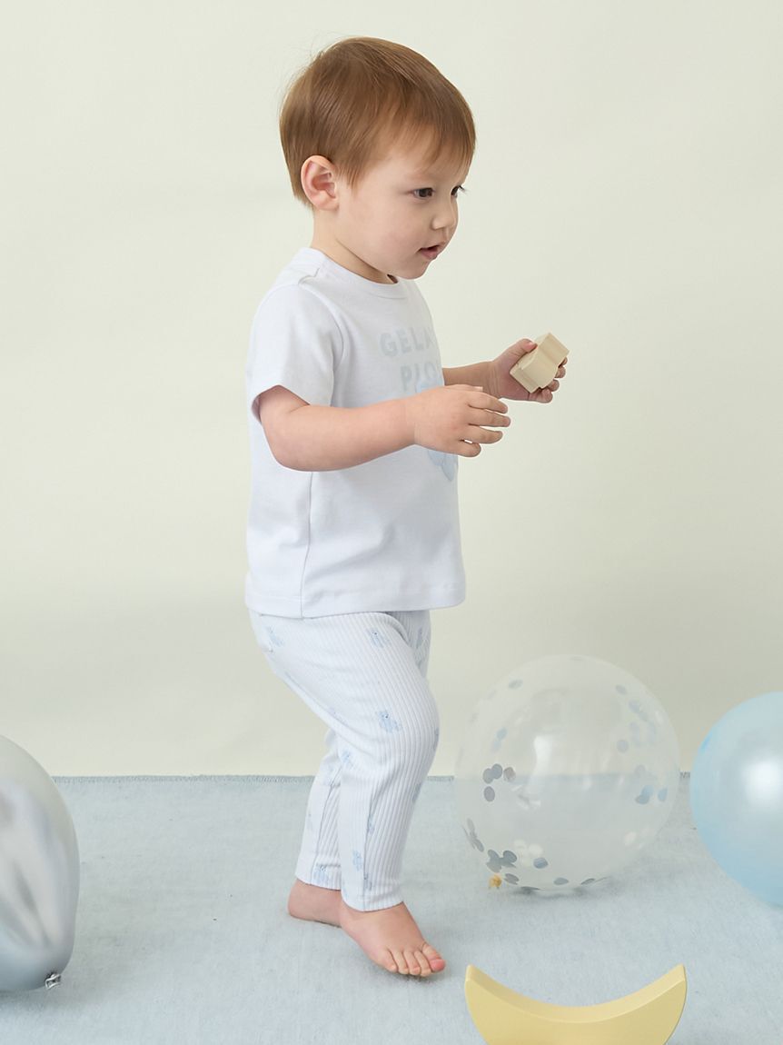 GELATO PIQUE KIDS & BABY「【BABY】ぬいぐるみワンポイントTシャツ」|その他ベビーウェア|