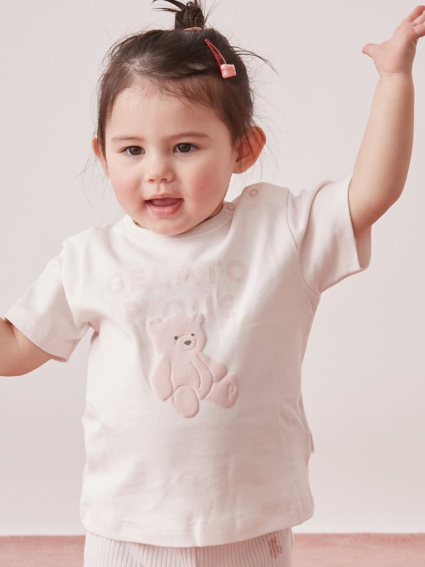 GELATO PIQUE KIDS & BABY「【BABY】ぬいぐるみワンポイントTシャツ」|その他ベビーウェア|PNK