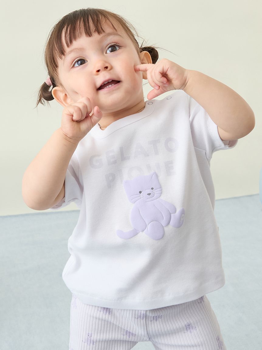 GELATO PIQUE KIDS & BABY「【BABY】ぬいぐるみワンポイントTシャツ」|その他ベビーウェア|LAV