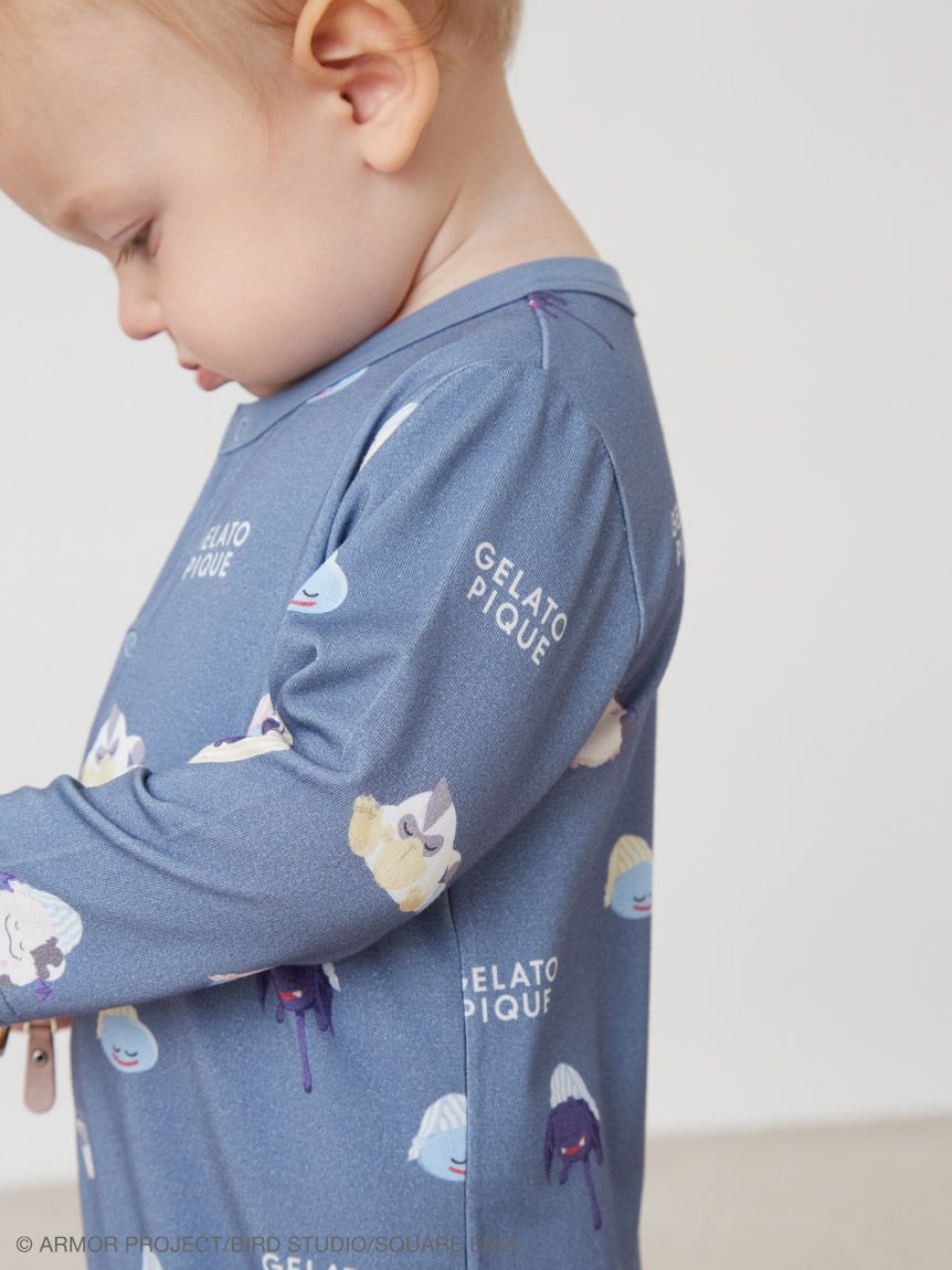 GELATO PIQUE KIDS & BABY「【ドラゴンクエスト】【ベビー】アソートモンスター総柄ロンパース」|ロンパース|