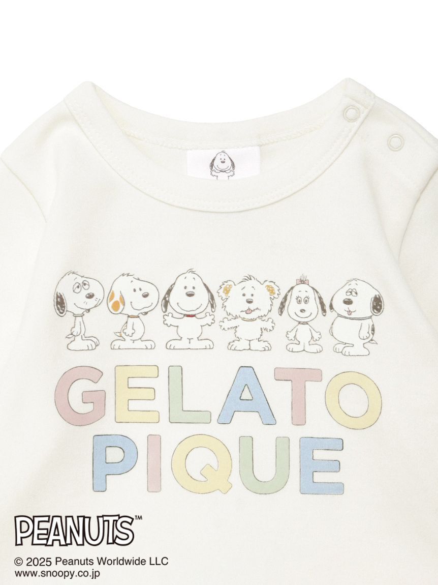 GELATO PIQUE KIDS & BABY「【PEANUTS PUPPIES】【BABY】ワンポイントロンT」|その他ベビーウェア|