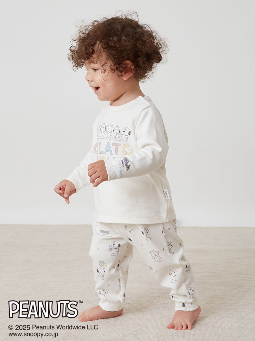 GELATO PIQUE KIDS & BABY「【PEANUTS PUPPIES】【BABY】ワンポイントロンT」|その他ベビーウェア|