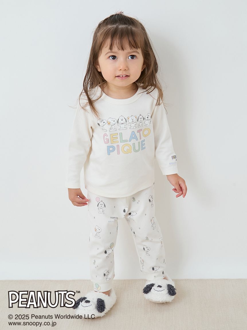 GELATO PIQUE KIDS & BABY「【PEANUTS PUPPIES】【BABY】ワンポイントロンT」|その他ベビーウェア|