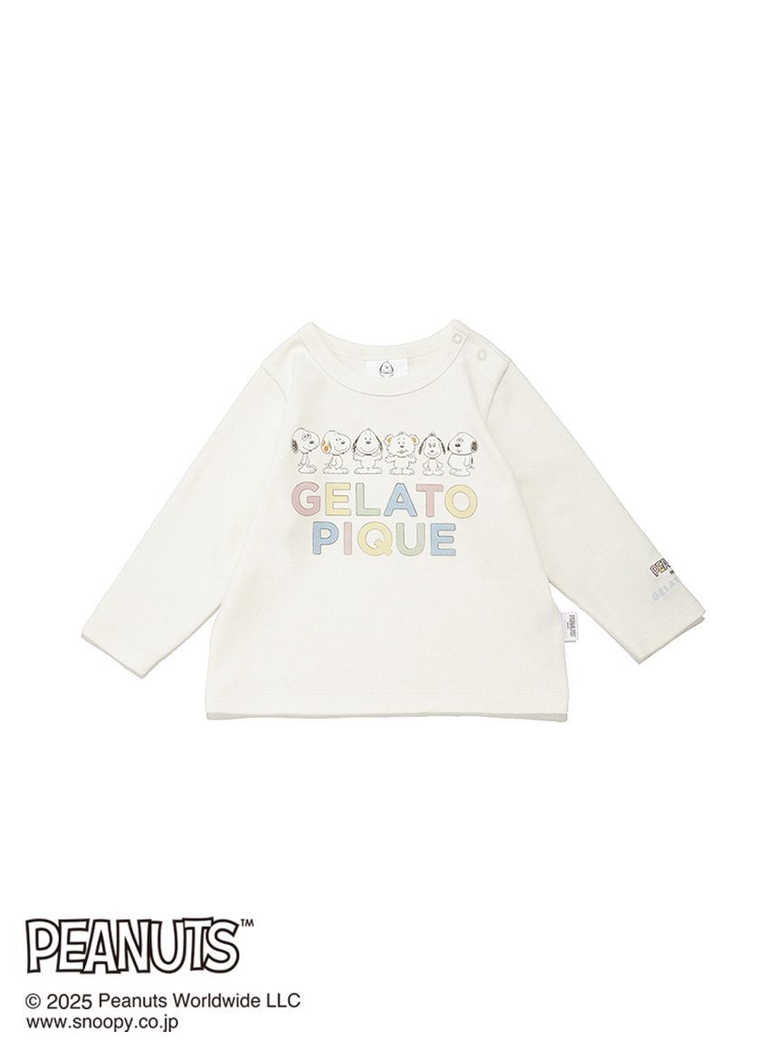 GELATO PIQUE KIDS & BABY「【PEANUTS PUPPIES】【BABY】ワンポイントロンT」|その他ベビーウェア|