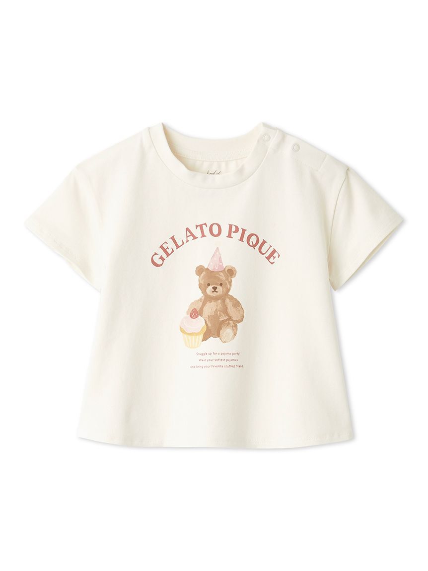 GELATO PIQUE KIDS & BABY「【BABY】パジャマパーティーワンポイントフレアTシャツ」|その他ベビーウェア|