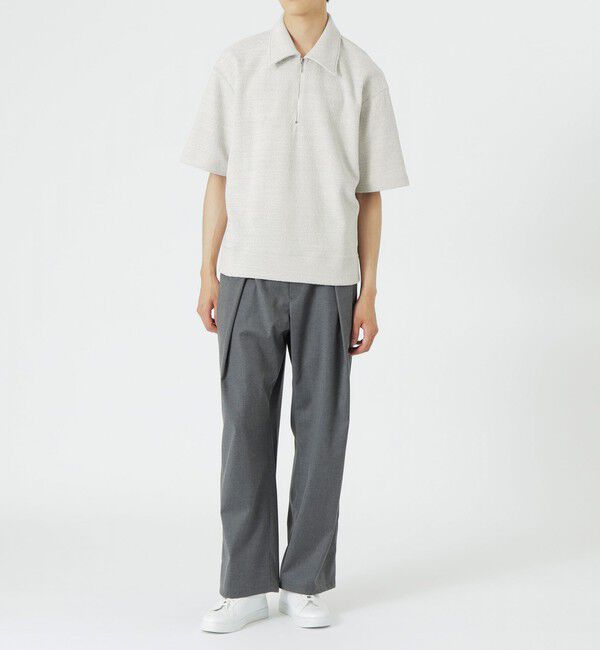  「サーキュラーニットハーフジッププルオーバー」|Tシャツ・カットソー|