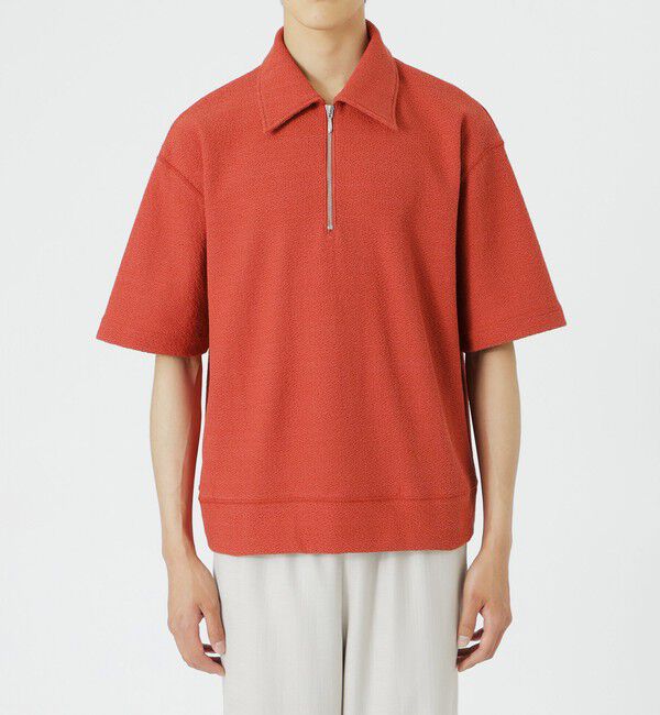  「サーキュラーニットハーフジッププルオーバー」|Tシャツ・カットソー|