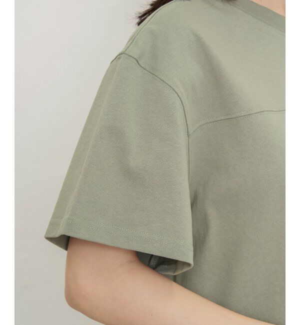 ikka「コットンUSA袖刺繍レイヤーTシャツ」|その他|