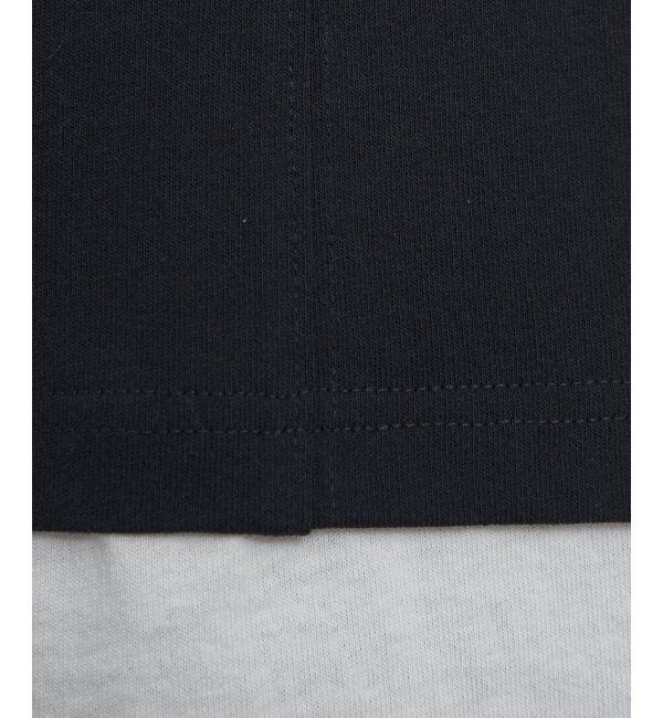 ikka「コットンUSA袖刺繍レイヤーTシャツ」|その他|